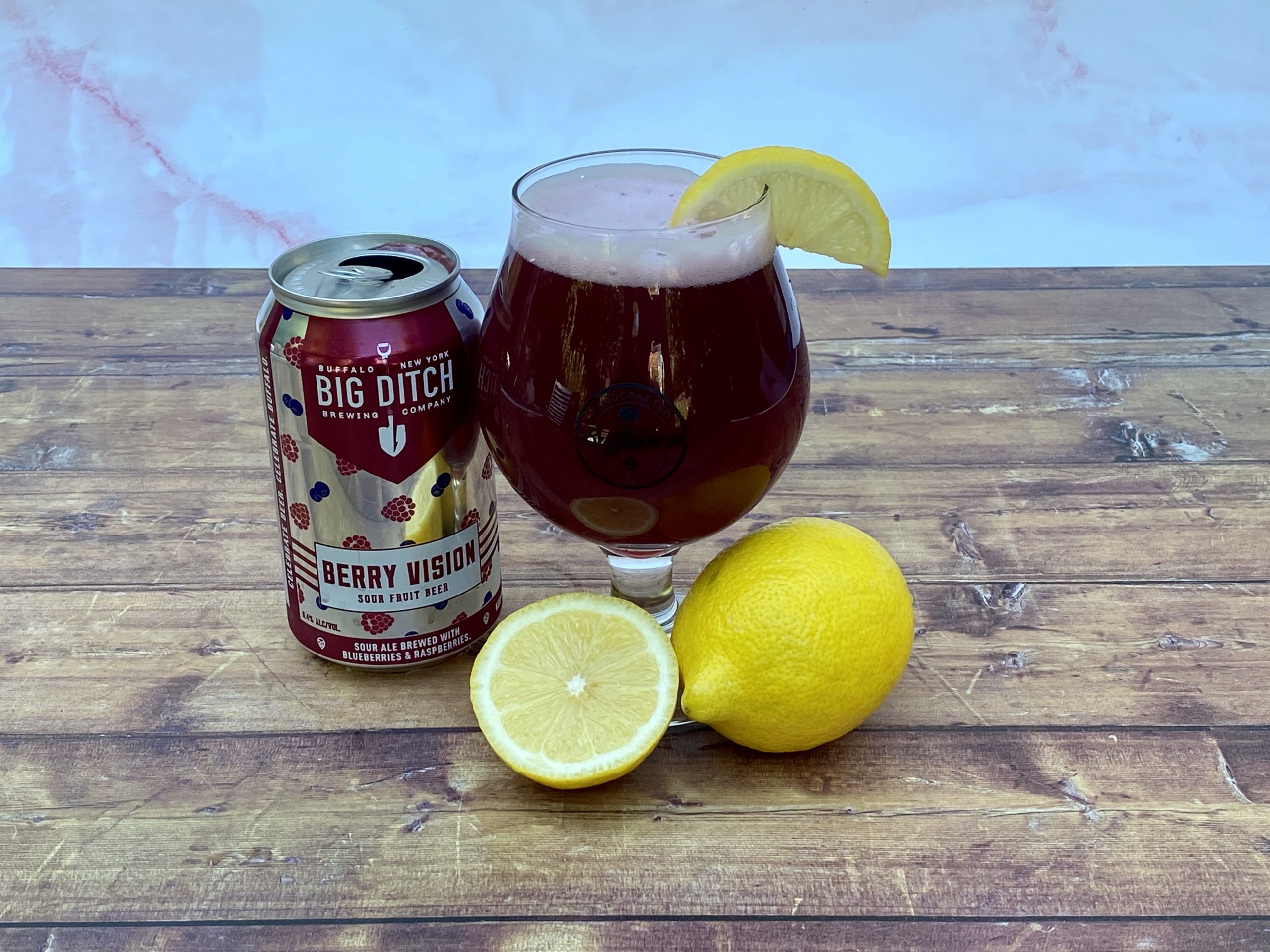 Sour cherry Buffalo Craft Beer shandy 