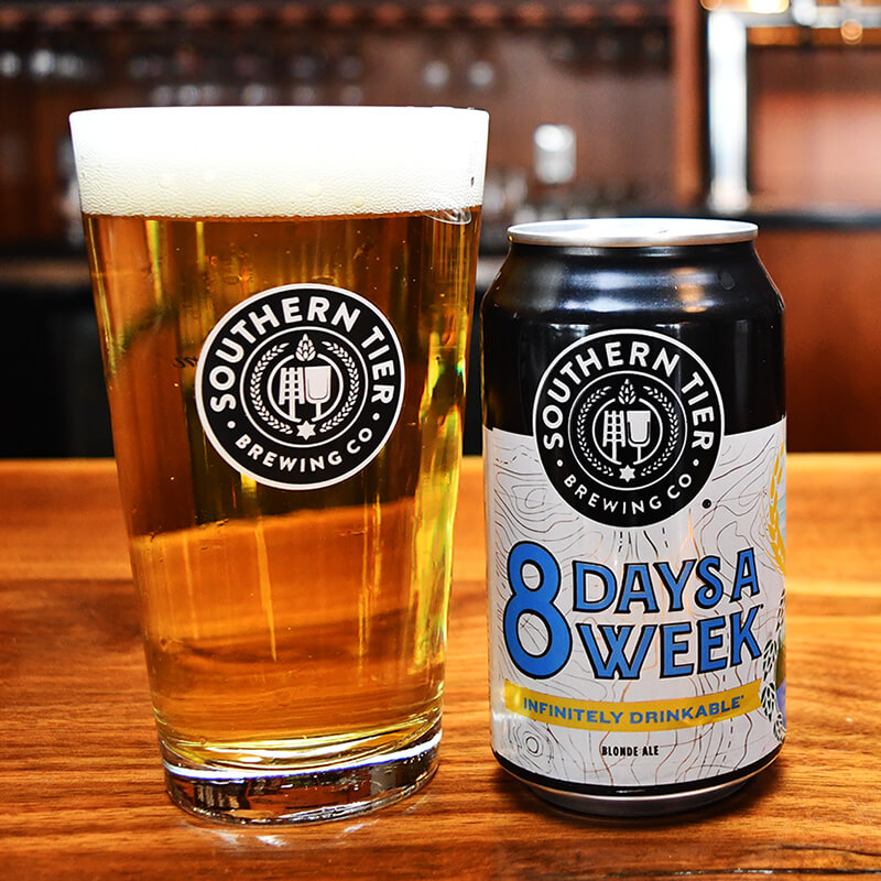 SouthernTier_8DaysAWeek_web 8 Days a Week Blonde Ale - Southern Tier Brewing - Buffalocal
