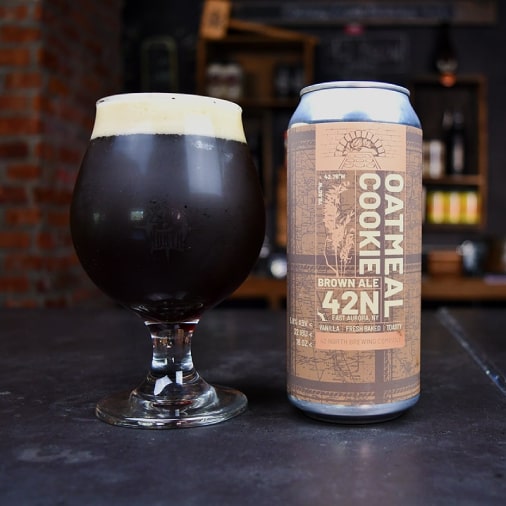Oatmeal Cookie - English Brown Ale - 42 North - Buffalocal