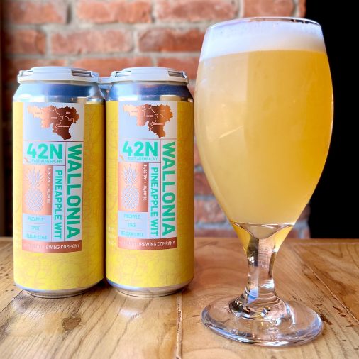 Pineapple Wallonia Wit - 42 North Brewing - Buffalocal