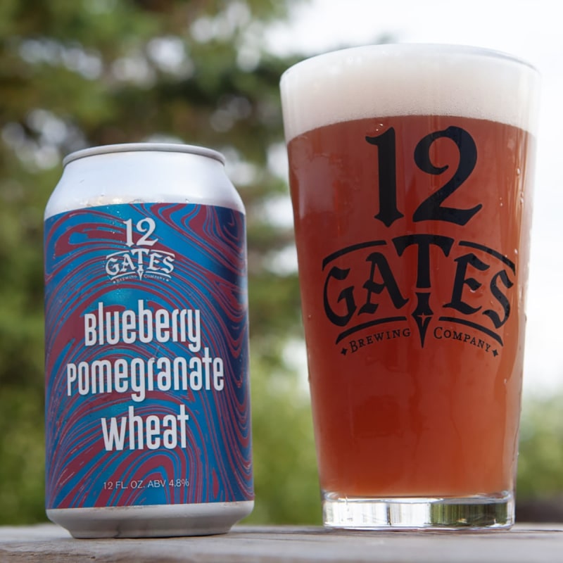 Blueberry Pomegranate Wheat - American Wheat Ale - 12 Gates - Buffalo