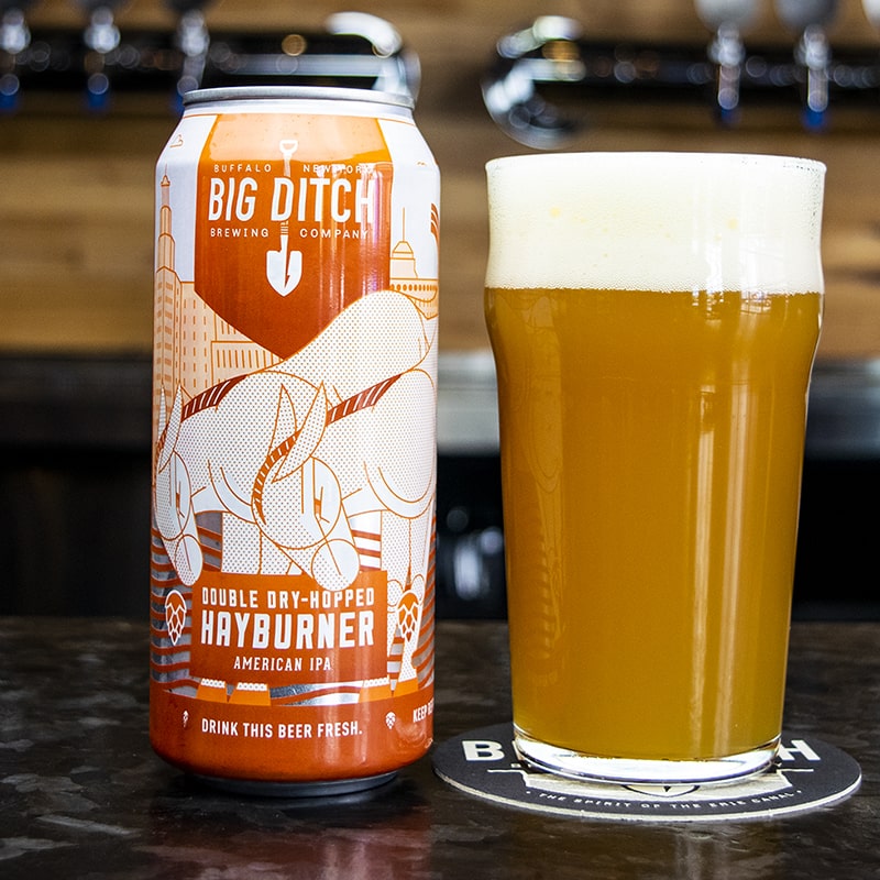 Double Dry-Hopped Hayburner American IPA - Big Ditch Brewing - Buffalocal