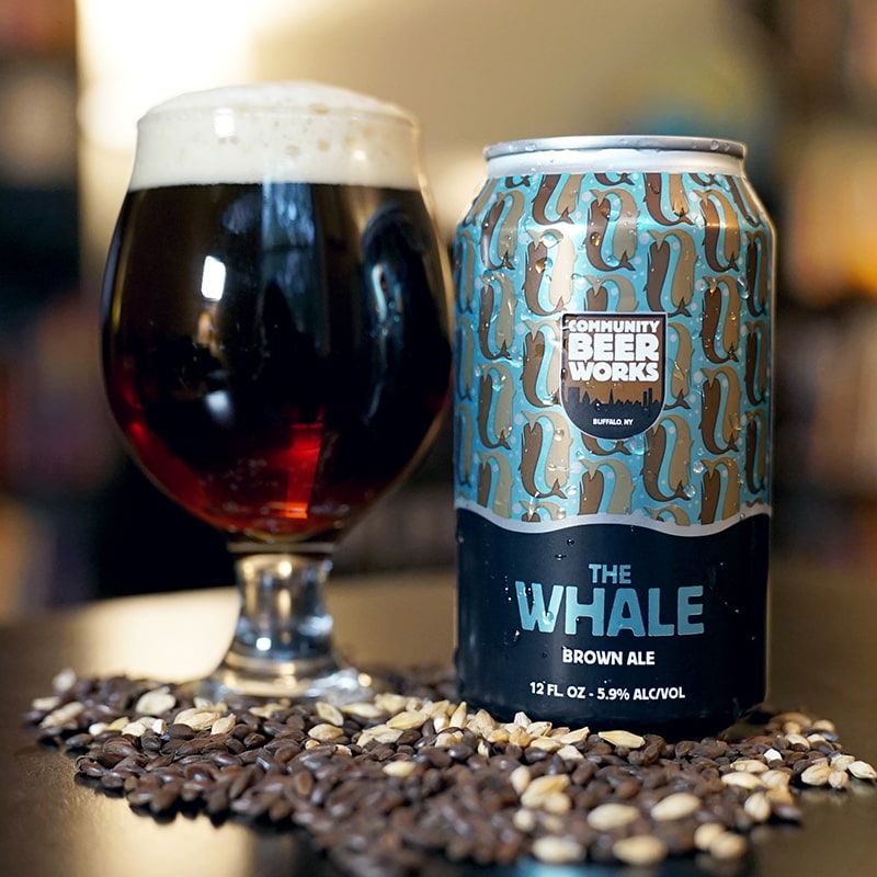 The Whale Brown Ale - Community Beer Works - Buffalocal