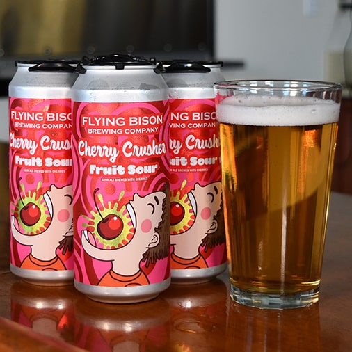 Cherry Crusher - Flying Bison Brewing Co - Buffalocal
