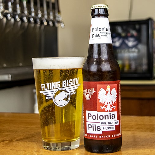 Polonia Pils Polish Style Pilsner - Flying Bison Brewing - Buffalocal