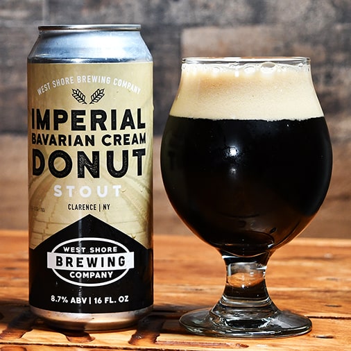 Imperial Bavarian Cream Donut Stout - West Shore Brewing - Buffalocal