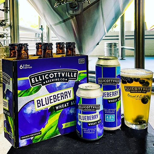 Blueberry Wheat - Ellicottville Brewing Co - Buffalocal