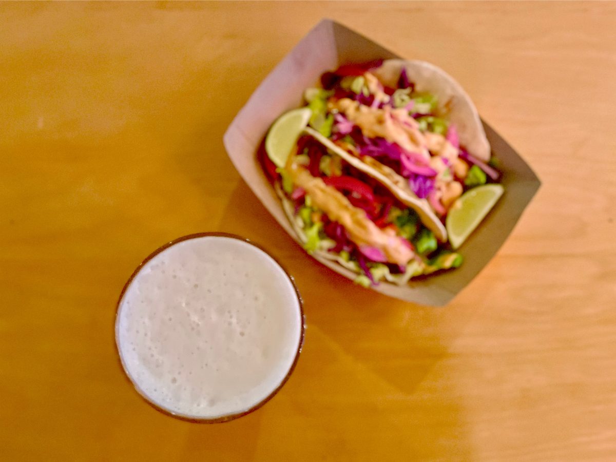 Tacos and Buffalo Beer