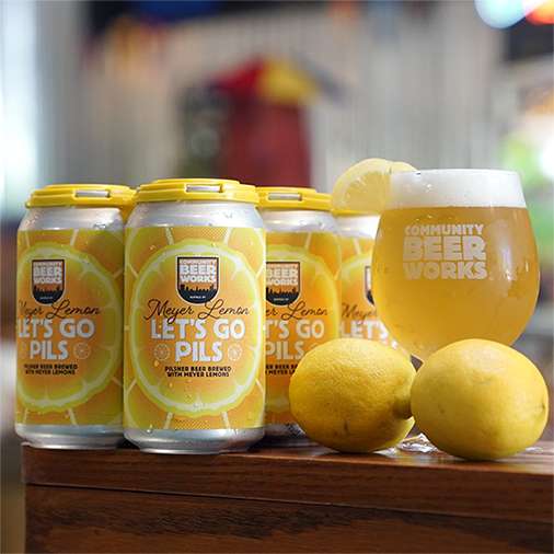 Meyer Lemon Let's Go Pils - Community Beer Works - Buffalocal