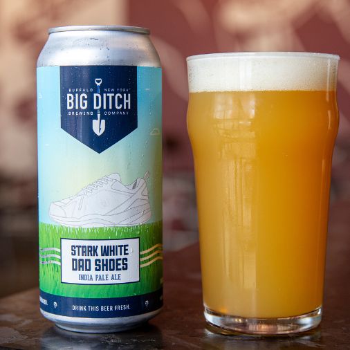 Stark White Dad Shoes - Big Ditch Brewing - Buffalocal