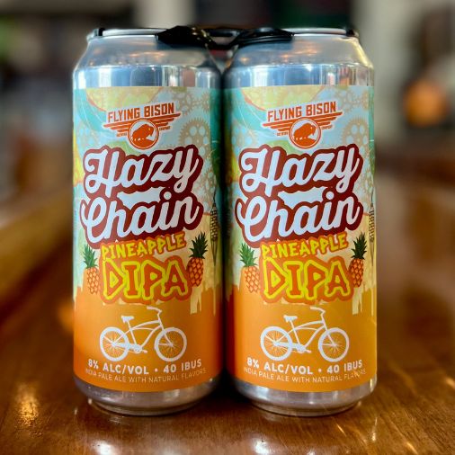 Hazy Chain Pineapple - Flying Bison Brewing - Buffalocal