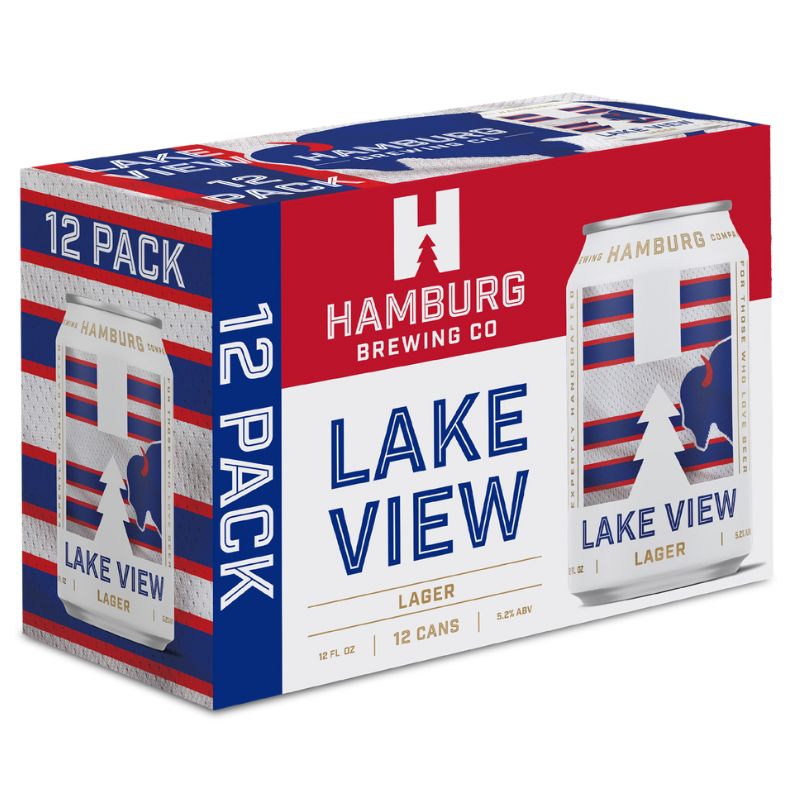 Buffalo Lake View Lager 12 Pack - Hamburg Brewing - Buffalocal