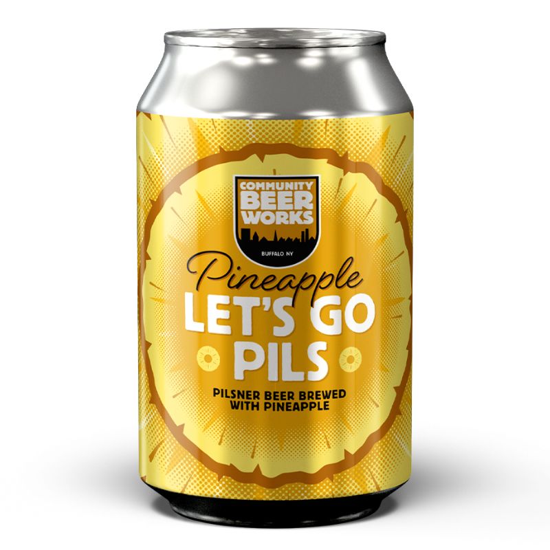 Pineapple Let's Go Pils - Community Beer Works - Buffalocal